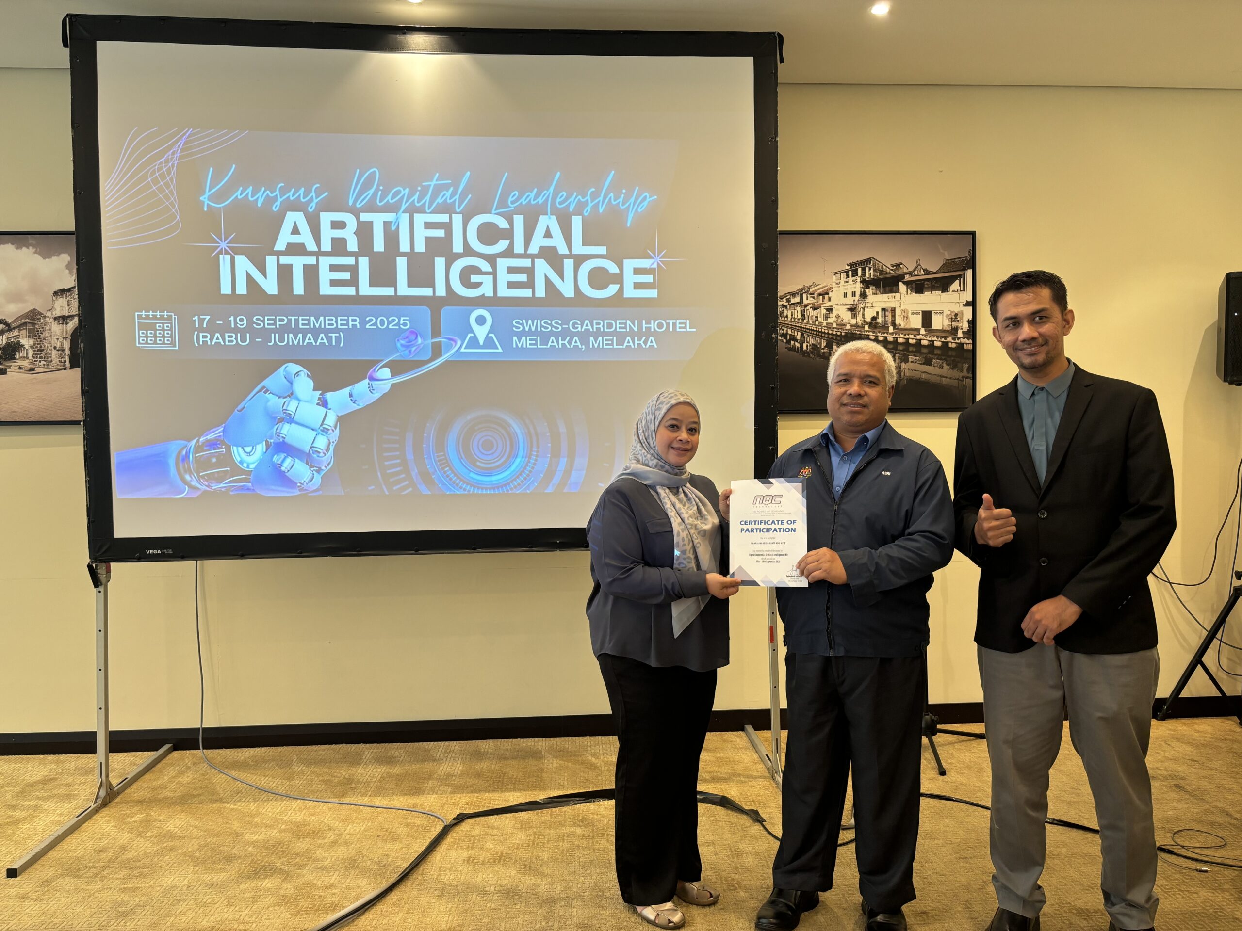 Kursus AI KUSKOP di Melaka: Revolusi Digital Bersama Sir Syah Memacu Cara Kerja Penjawat Awam